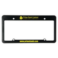 License Plate Frame w/ 4 Holes & Straight Top